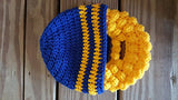 Bearded Baby hat - Funny Children's Hat - Toddler Winter Hat Baby Photo Prop FREE SHIPPING IN US