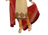 Angelfab Women's Cotton Dress Material (PRE432_Multi-Coloured)