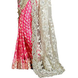 Sareeshop Women's Georgette Saree (ZoyaPink_Pink_Free Size)