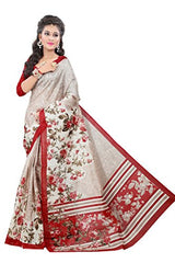 Glory Saree Women's Bhagalpuri Cotton Saree(VNART21_beige)