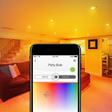 TP-Link Multicolor Smart Wi-Fi LED Bulb, Dimmable, Tunable White, No Hub Required, 60W Equivalent, Works with Amazon Alexa, 1-Pack (LB130)