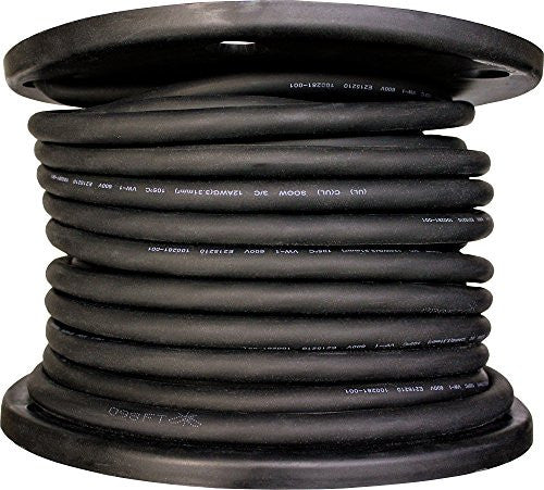 Cerrowire 283-3804E 150-Feet 10/4 SOOW Rubber Flexible Extra Heavy Duty Cord, Black