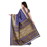 e-VASTRAM Womens Art Mysore Printed Silk(NS9A_Blue)