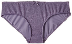 Amante Women's Lace Bikini Panty (PAN24301DUSKM_Dusk_Medium)