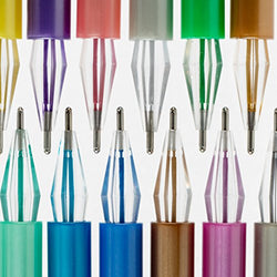 DreamCatcher Arts Gel Pens Set Includes 48 Unique, Ultra Fine Tip Coloring Markers. Great for Adult Coloring Books, Bullet Journaling, and Scrapbooking