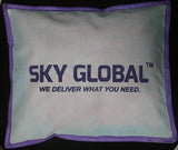 SKY GLOBAL Women's Gerogette Saree with Unstitched Blouse (Multi Coloured_Saree_2190)