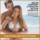 Gaia Source - Advanced Men's Multi - Daily Multi-Vitamin For Men - 90 Count - 30 Day Supply