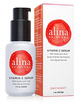 Alina Skin Care Award Winning & Dermatologist Recommended Vitamin C Serum for Reduction of Fines Lines & Wrinkles. Enhances Skin Radiance, Texture and Skin Tone, 1.0 Ounce