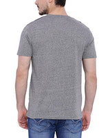 Campus Sutra Men's Round Neck T-shirt (AZ17ND_RNHREC_M_PLN_CHGR_AZ_L)