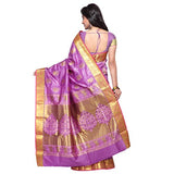 Varkala Silk Sarees Women's Art Silk Kanchipuram Saree(JB9101LV_Lavender)
