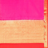 Varkala Silk Sarees Women's Raw Silk Kanjiwaram Saree(ND1020RNRD_Pink)