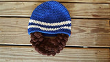 Bearded Baby hat - Funny Children's Hat - Toddler Winter Hat Baby Photo Prop FREE SHIPPING IN US