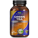 Weight Loss Supplement with Green Tea + EGCg With Polyphenols and Antioxidants - Boosts Metabolism and Burns Fat - Pure Natural Capsules For Men and Women By Biogreen Labs - 500 mg