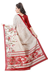 Glory Saree Women's Bhagalpuri Cotton Saree(VNART21_beige)
