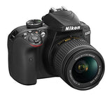 Nikon D3400 24.2 MP Digital SLR Camera (Black) with AF-P DX NIKKOR 18-55mm f/3.5-5.6G VR Lens Kit with 8 GB Card and Camera Bag