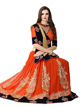 Panchratna Women's Faux Georgette Saree