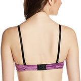 Lovable Push-Up Bra (L-3912_Black and Violet_32B)