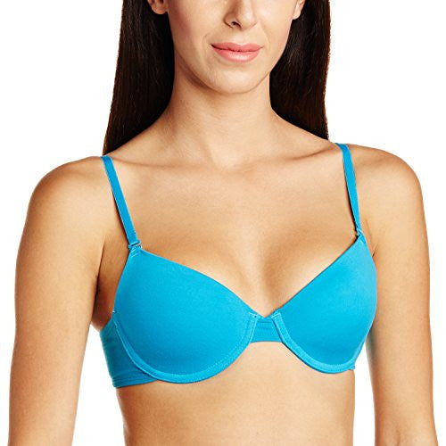 Lovable Confidante Cotton T-Shirt Bra  (CONFI-42_Blue_38B)