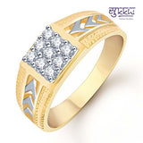 Sukkhi Modish Gold Plated CZ Set of 3 Gents Ring Combo For Men