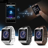 DZ09 Bluetooth Smart Watch with Camera for Iphone and Android Smartphones Samsung Sony LG (golden)