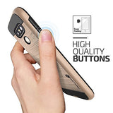 LG G5 Cover, REALIKE&trade; Premium {Imported} Shock Proof Protective Dual Layer Case for LG G5 (Simply Fit Series) - (Gold)