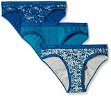 Amante Women's Cotton Bikini Panty (Pack of 3) (PPK33101_Assorted_Small)