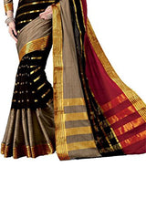 Trendz Women's cotton Silk Saree(TZ_Kashish_Red)