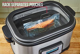 Andrew James Professional Sous Vide Machine Water Bath Cooker, 8.5L with 6L Cooking Capacity, Built In Timer, Includes Rack and Tongs