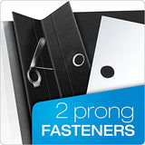 Oxford Premium Clear Front Report Covers, Letter Size, Black, 25 per Pack (58806EE)