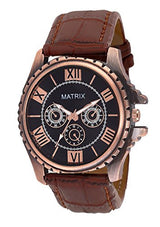 Matrix Analog Black Dial Men's Watch-WCH-126
