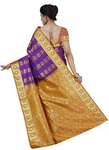 RR Women's Resham Silk Powerloom Saree (RR-REB001-MAGENTHA)