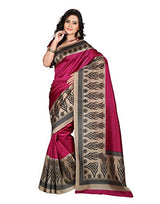 e-VASTRAM Women's Mysore Art Silk Saree (NS8A_Pink)