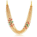 Sukkhi Trendy Gold Plated Necklace Set for Women
