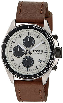 Fossil Chronograph Silver Dial Men's Watch - CH2882