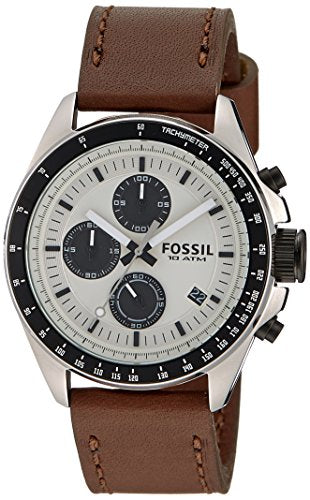 Fossil Chronograph Silver Dial Men's Watch - CH2882