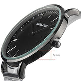Alienwork Classic St.Mawes Quarz Armbanduhr elegant Quarzuhr Uhr modisch Zeitloses Design klassisch silber Metall U04916G-02