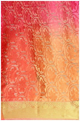 Mimosa By Kupinda Women's Tusser Silk Saree Kanjivaram Style Color :Multi (3430-2037-3D-RNI-STB-PCH)