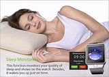 DZ09 Bluetooth Smart Watch with Camera for Iphone and Android Smartphones Samsung Sony LG (golden)