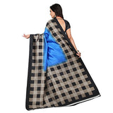 e-VASTRAM Womens Art Mysore Printed Silk(NS6D_Blue)