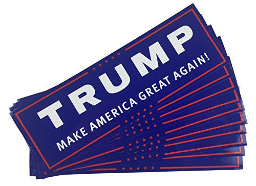 TShirt Market Trump Make America Great Again Bumper Sticker, 10 Pack