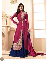 Royal Export Women's Bangalori Rama Anarkali Semi-Stitched Salwar Suit