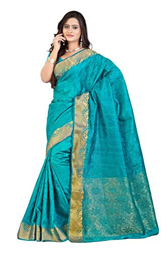 Mimosa Silk Saree (2037-Saff _Saffire)