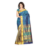 Varkala Silk Sarees Women's Silk Saree (HF1101RMV_Rama Green)