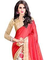 Trendz Women's Cotton Silk Saree (TZ_Sanskruti_Red)