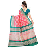 Glory Sarees Women's Bhagalpuri Art Cotton Saree(vnart26_pink)
