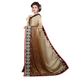 Glory Sarees Women's Georgette Saree (DN2_goldenbrown)