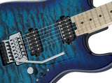 Charvel Pro-Mod San Dimas Style 1 HH FR QM - Chlorine Burst
