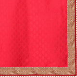 Sarvagny Clothings Red Jacquard Fashion Saree (RED-LATKAN)