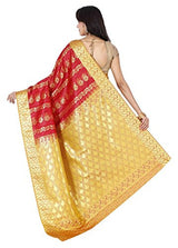 RRs kanchipuram Art silk Powerloom Saree light weight with multi colour combination (REB012 RED)