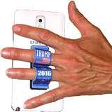 LAZY-HANDS 2-Loop Phone Grip - FITS MOST - BLUE DONALD TRUMP FOR PRESIDENT 2016